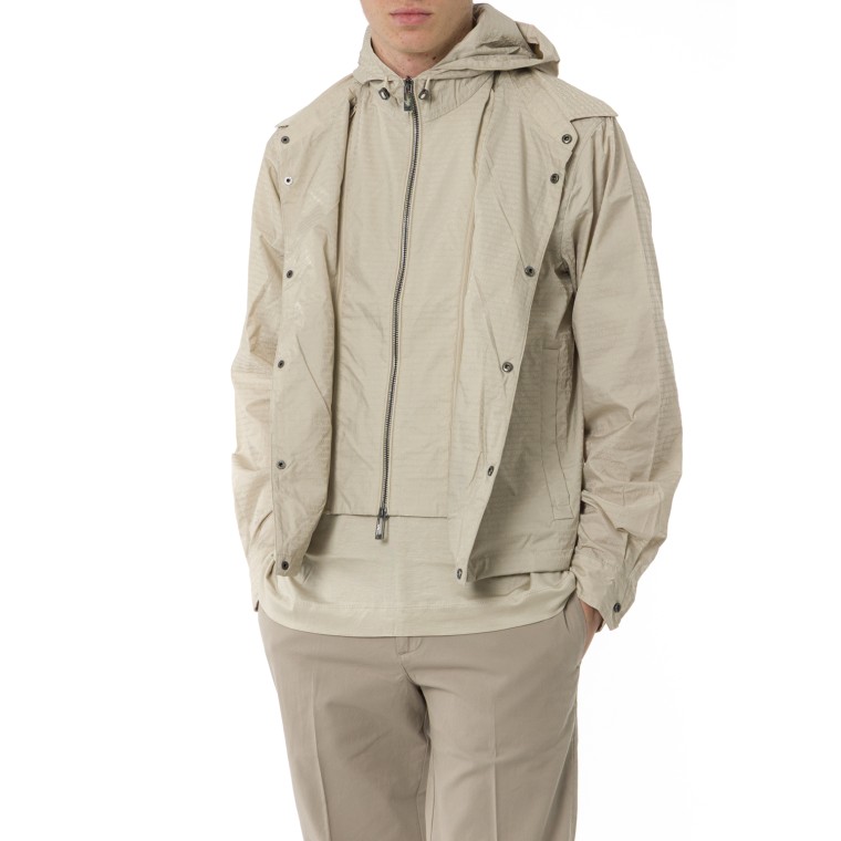 Blouson con pettorina interna in nylon Emporio Armani