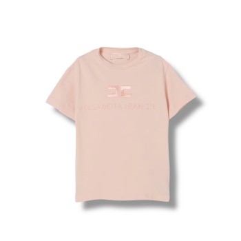 T-shirt con logo Elisabetta Franchi La Mia Bambina