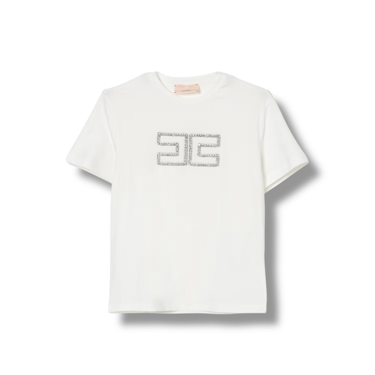 T-shirt con logo Elisabetta Franchi La mia Bambina