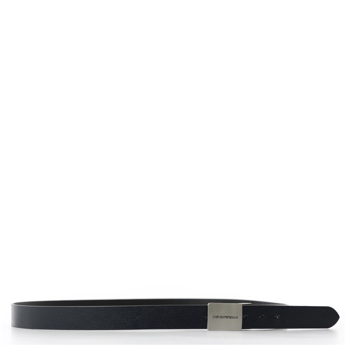 Cintura reversibile in pelle con fibbia logata Emporio Armani