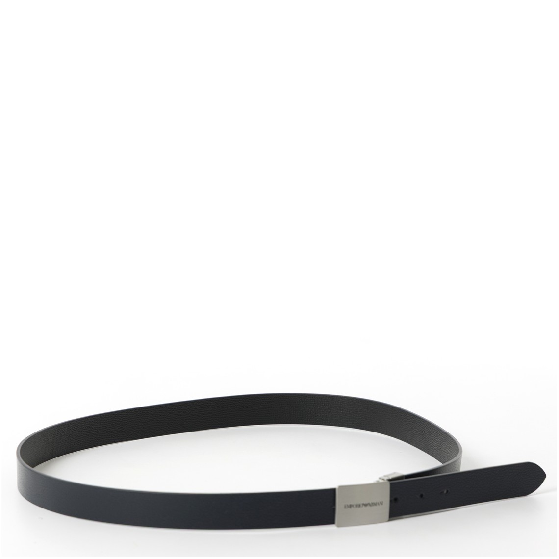 Cintura reversibile in pelle con fibbia logata Emporio Armani