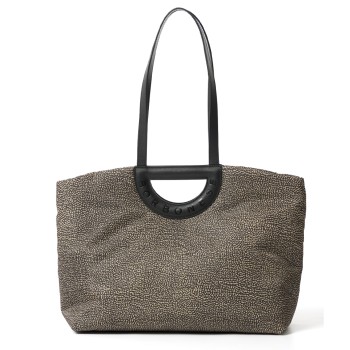 Borsa a spalla Bouche Shopper Large Borbonese