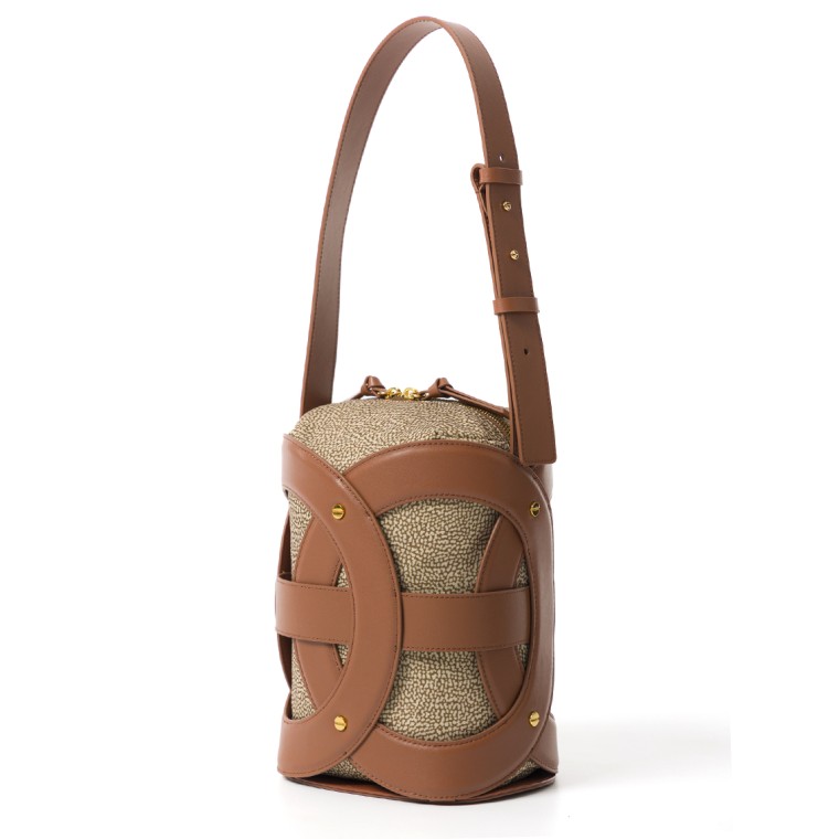 Borsa a spalla All Round Secchiello Medium Borbonese