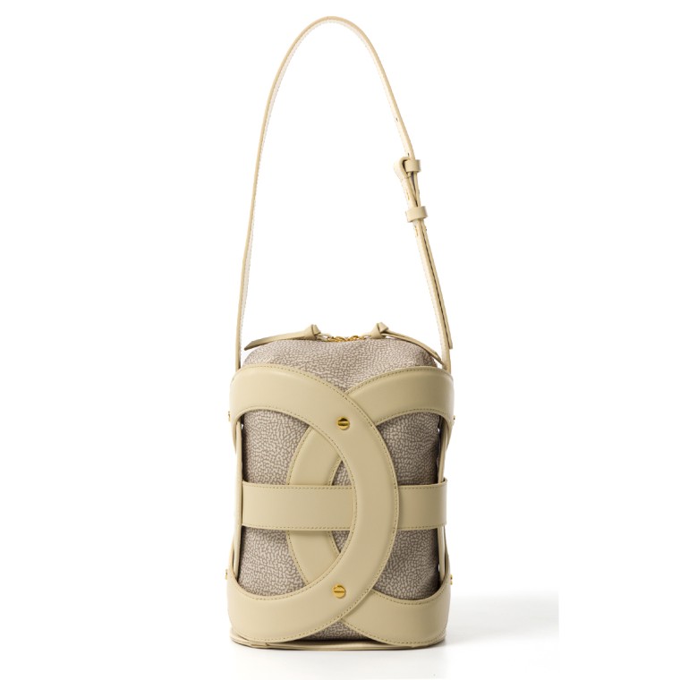 Borsa a spalla All Round Secchiello Medium Borbonese