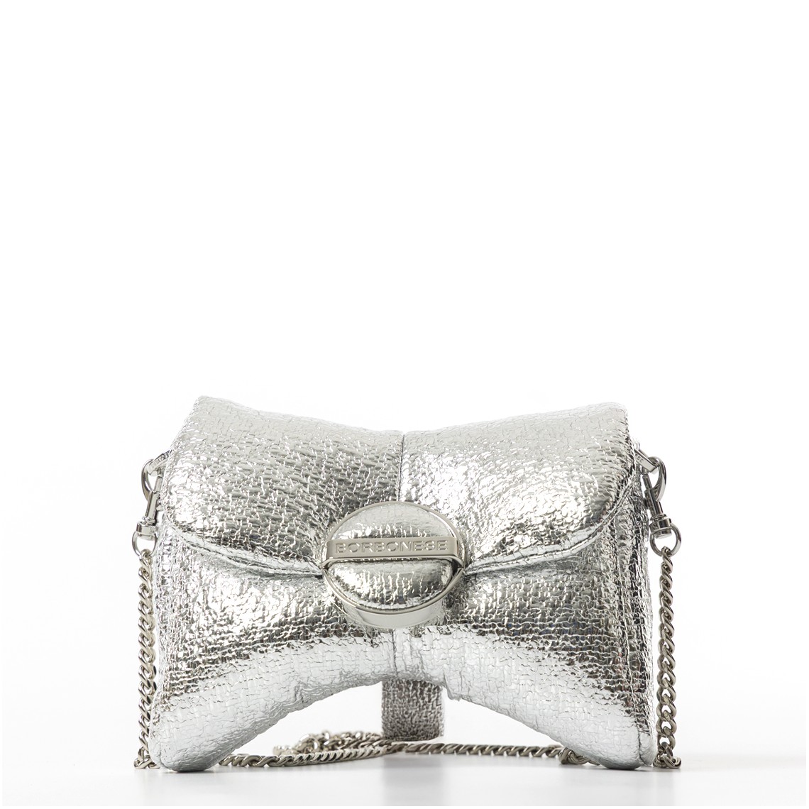 Coquette Mini bag laminata a tracolla Borbonese