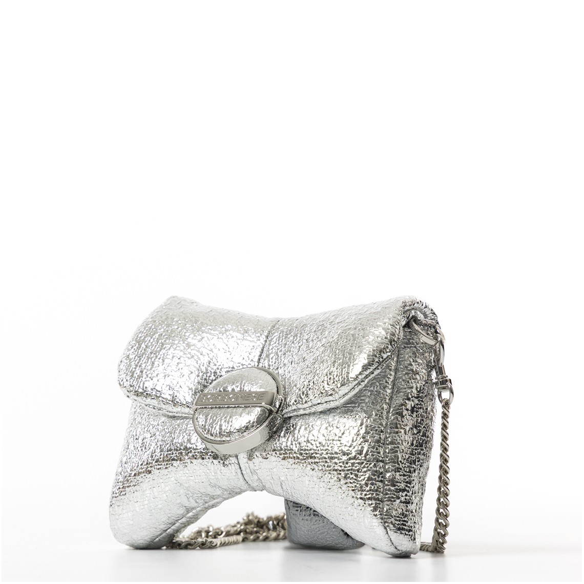 Coquette Mini bag laminata a tracolla Borbonese