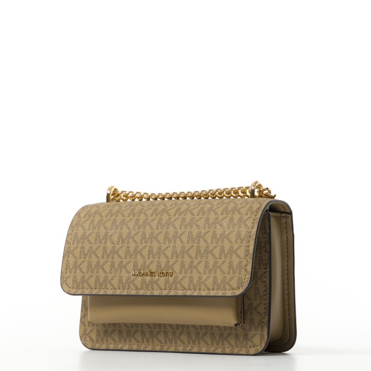 Borsa a tracolla Michael Kors con monogram MK all over