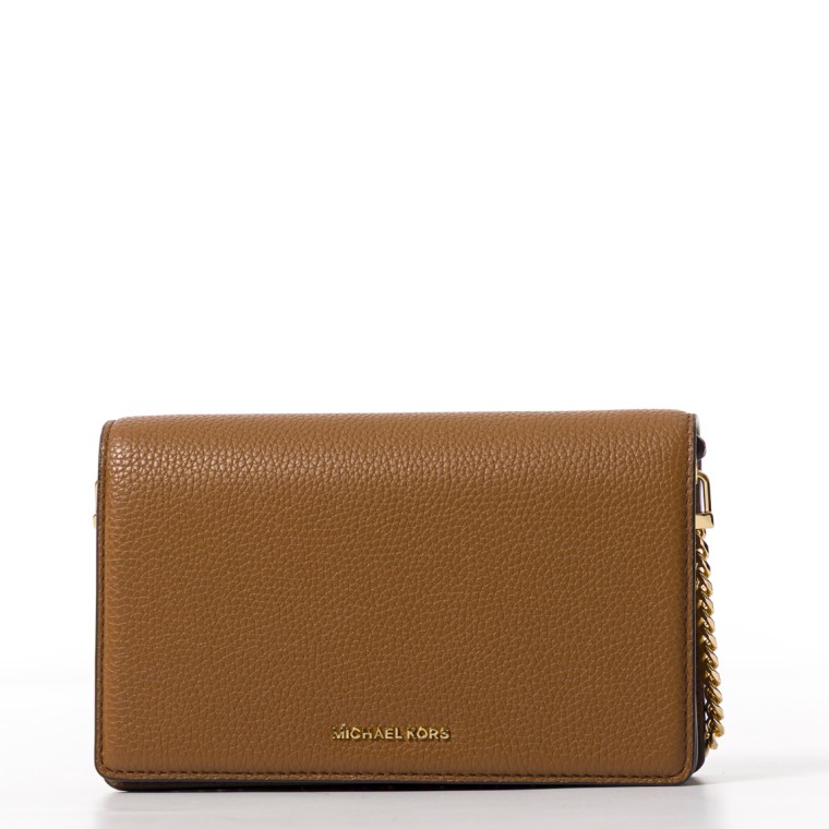 Borsa a tracolla Jet Set media in pelle martellata Michael Kors