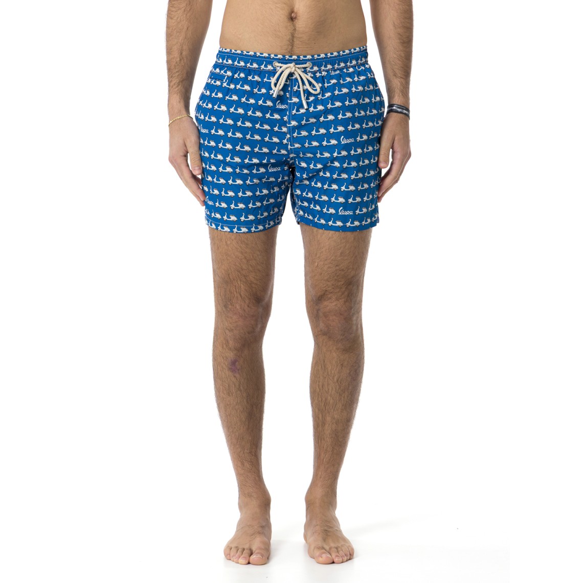 Costume da bagno Lighting Mc2 Saint Barth con stampa Vespa