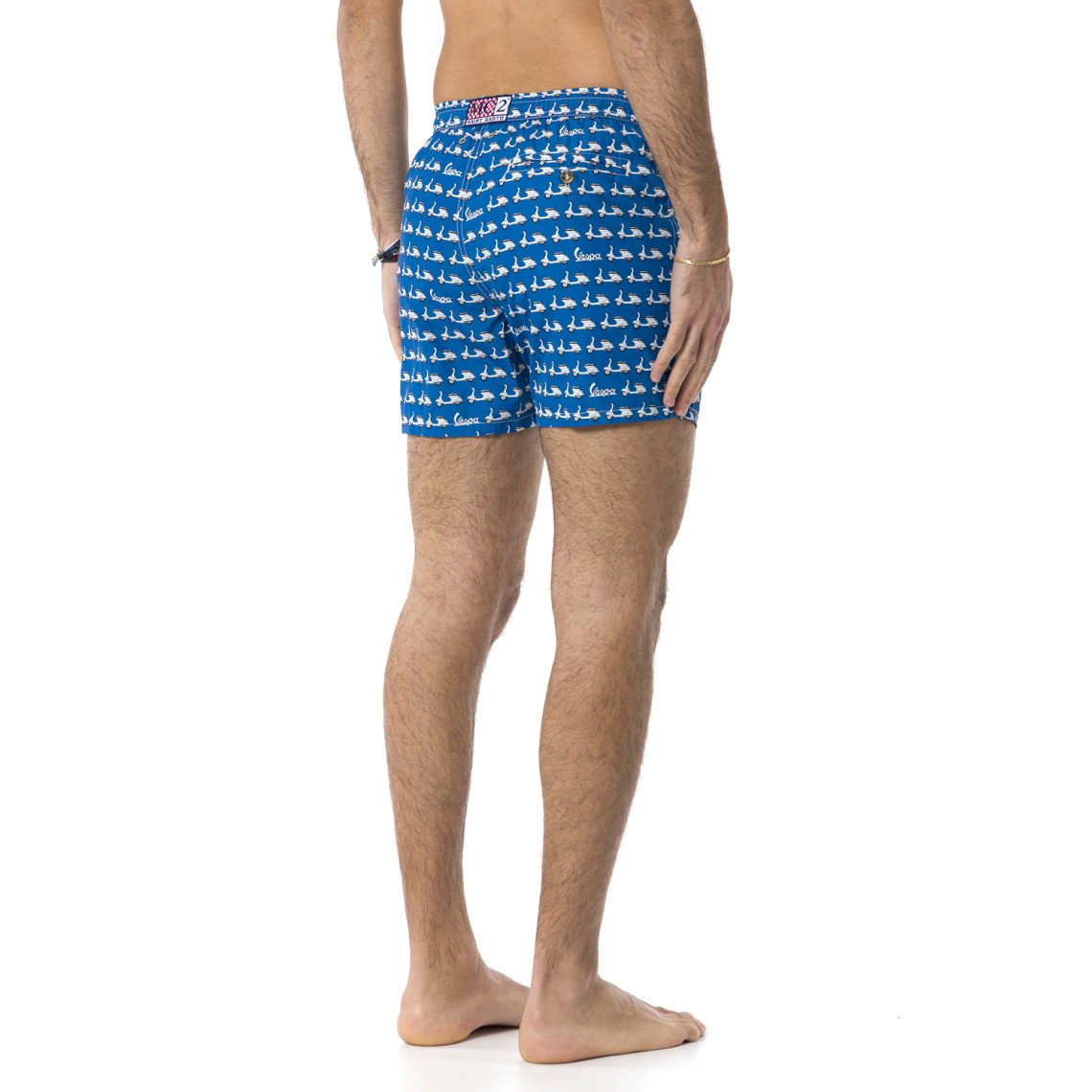 Costume da bagno Lighting Mc2 Saint Barth con stampa Vespa