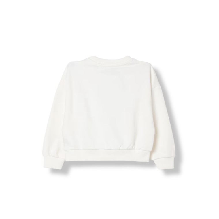 Felpa a girocollo con stampa fiore Kenzo Kids