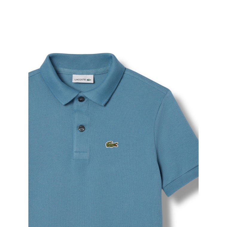 Polo Lacoste bambino in piqué di cotone