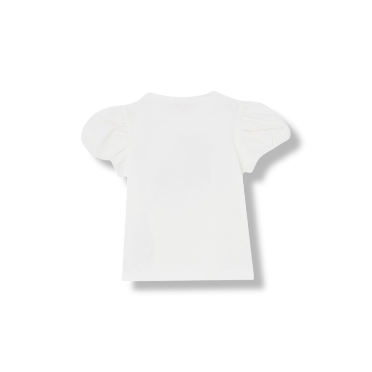 T-shirt Liu Jo Kids con maniche ad aletta