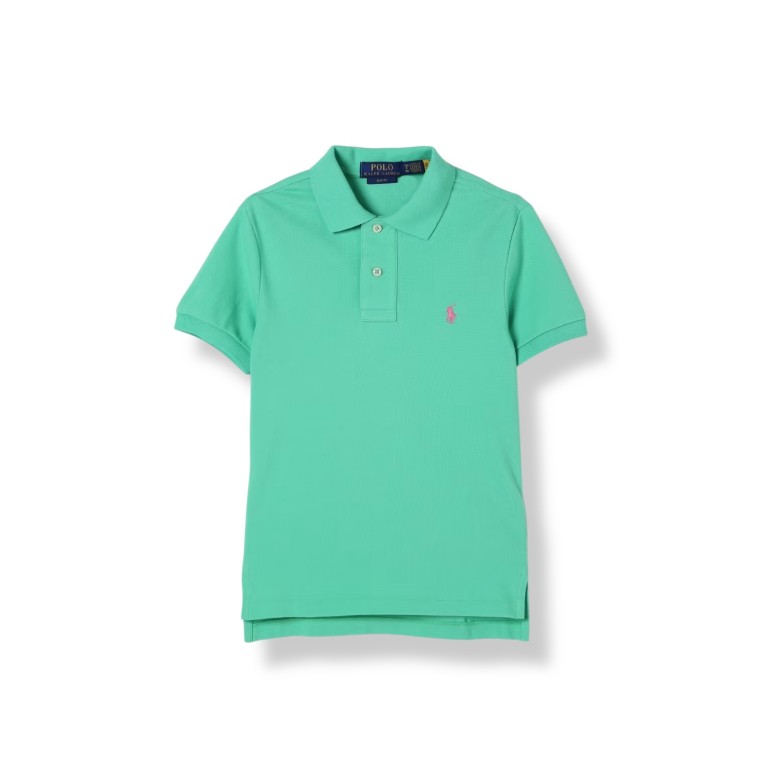 Polo in cotone con logo Polo Ralph Lauren bambino