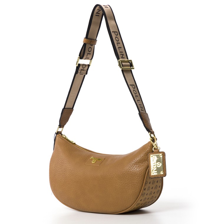 Borsa a mezzaluna Pollini