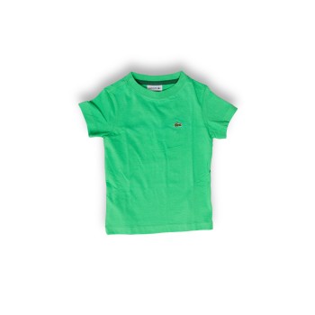 T-Shirt Lacoste bambino in cotone biologico