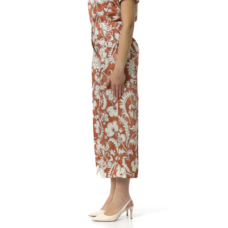 Pantalone in twill stampato Emme Marella