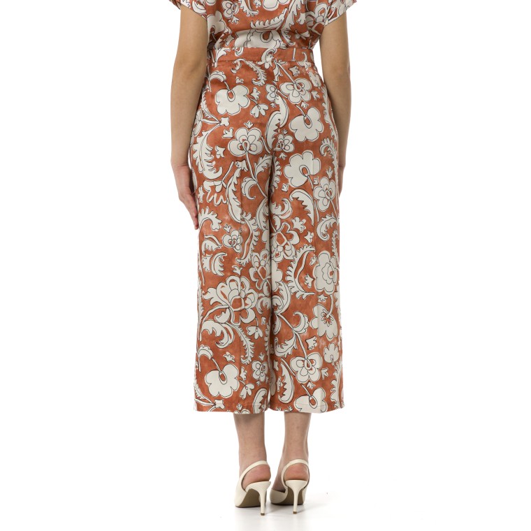 Pantalone in twill stampato Emme Marella
