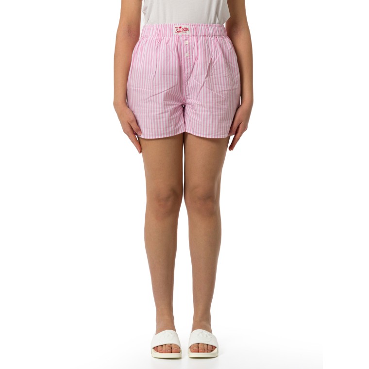 Shorts Boxy a righe Mc2 Saint Barth