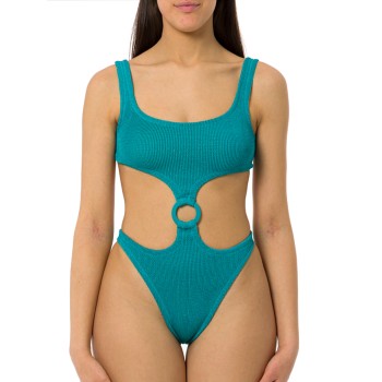Costume intero cut-out Laurel in crinkle lurex Mc2 Saint...