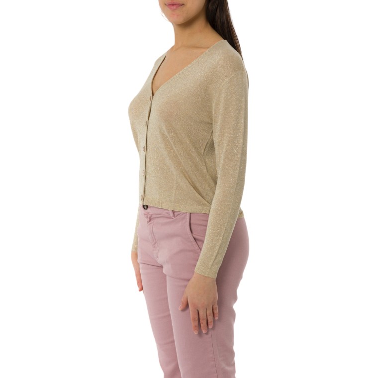 Cardigan i Blues in lurex