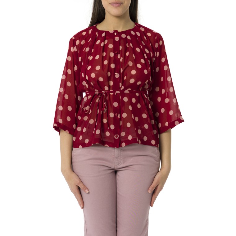 Camicia a pois i Blues
