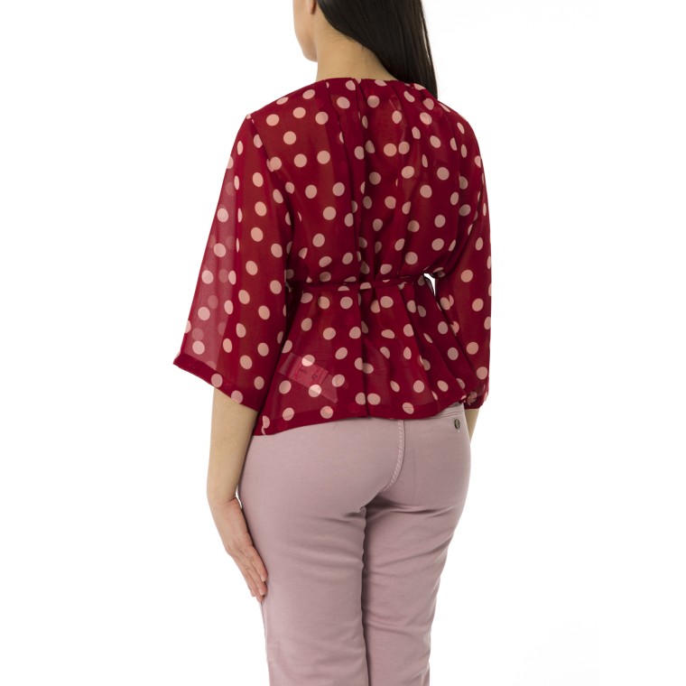 Camicia a pois i Blues
