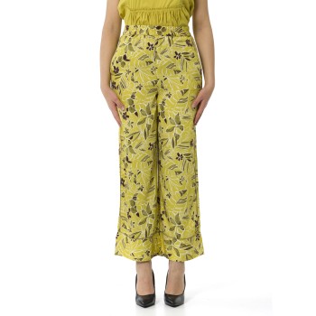 Pantaloni in raso stampato i Blues