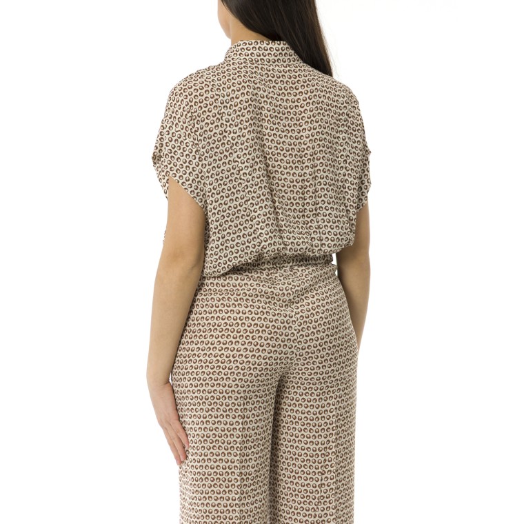 Camicia i Blues con maniche a kimono