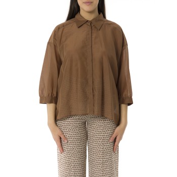Camicia in misto seta i Blues 