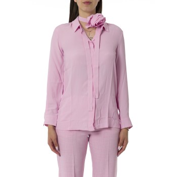 Camicia in crêpe de Chine di misto seta Marella
