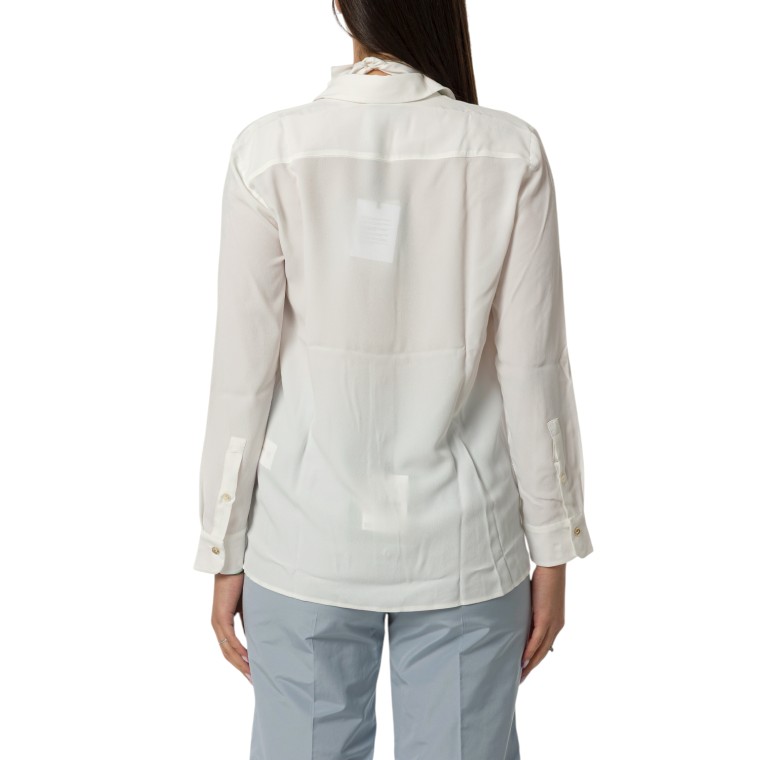 Camicia in crêpe de Chine di misto seta Marella