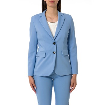 Giacca monopetto in cotone stretch Emme Marella