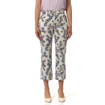 Pantaloni floreali Emme Marella
