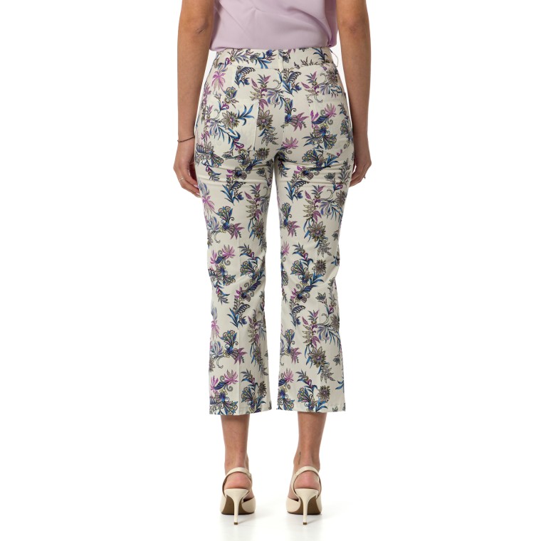 Pantaloni floreali Emme Marella