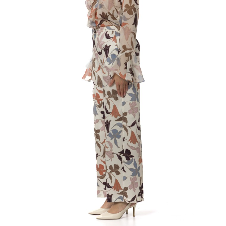 Pantalone dritto in twill Emme Marella