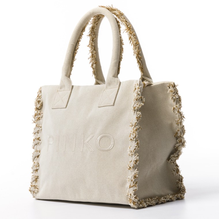 Beach Shopper Pinko in canvas