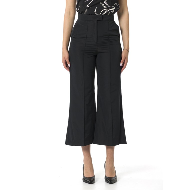 Pantaloni flare in taffetà Marella