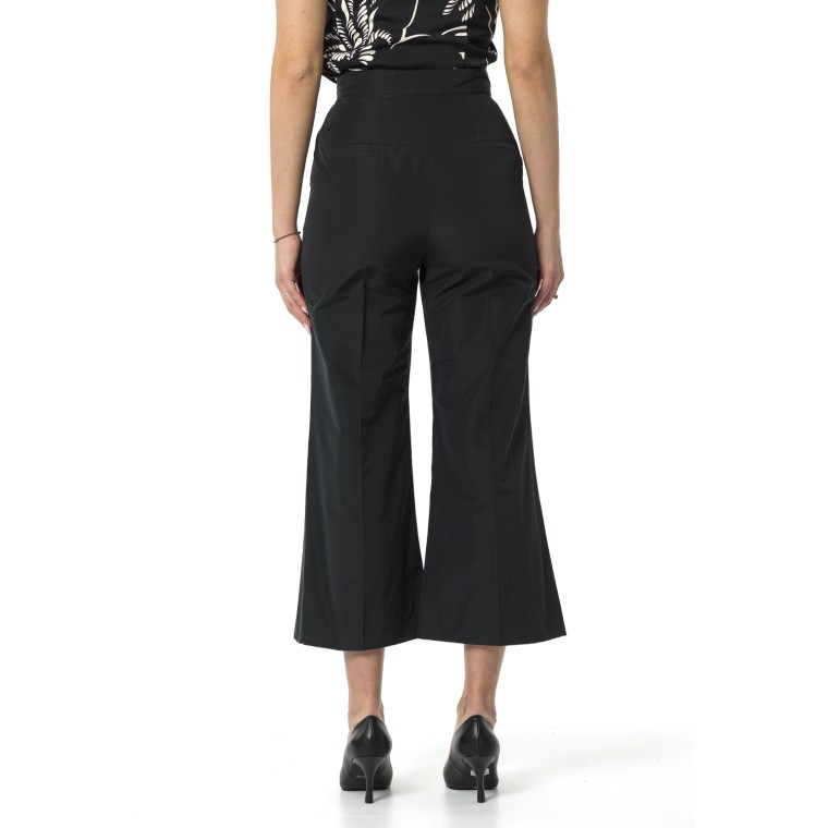 Pantaloni flare in taffetà Marella