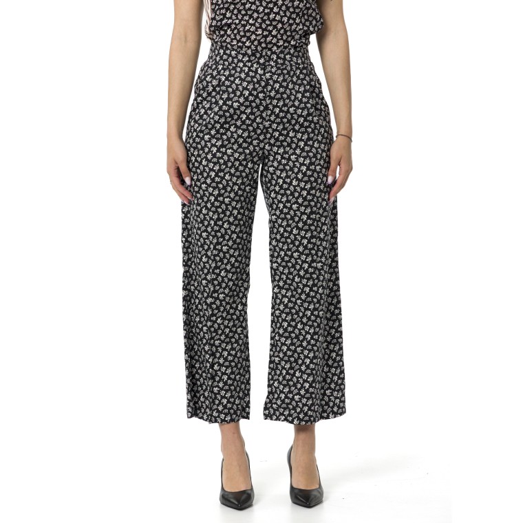 Pantaloni in raso di cotone Marella 