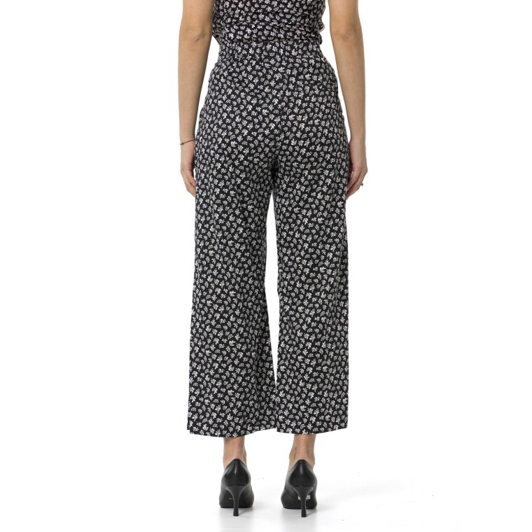 Pantaloni in raso di cotone Marella 