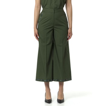 Pantaloni ampi ricamati Marella