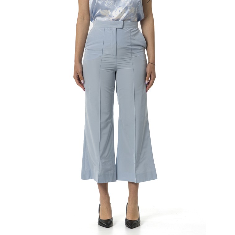 Pantaloni flare in taffetà Marella