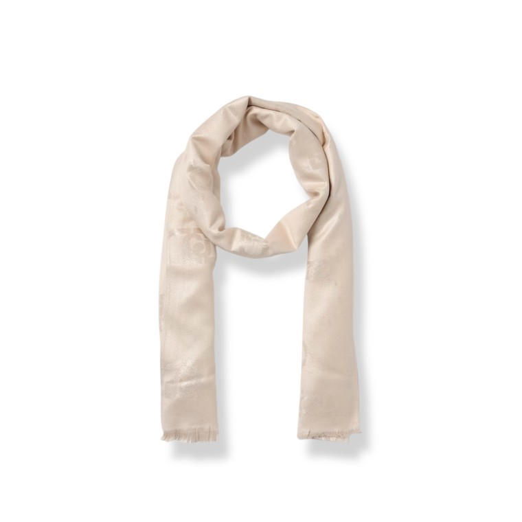Sciarpa Liu Jo in viscosa con monogram LJ jacquard