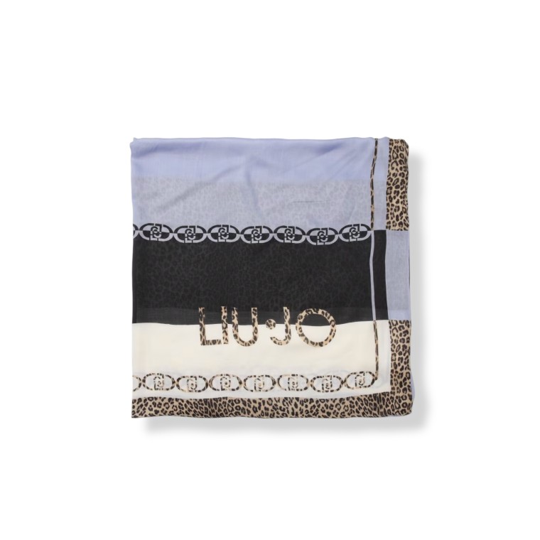 Foulard Liu Jo in modal con stampa animalier