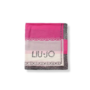 Foulard Liu Jo in modal con stampa animalier