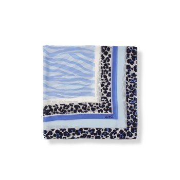 Foulard Liu Jo in viscosa con stampa animalier