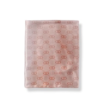 Sciarpa Liu Jo in raso con monogram all over