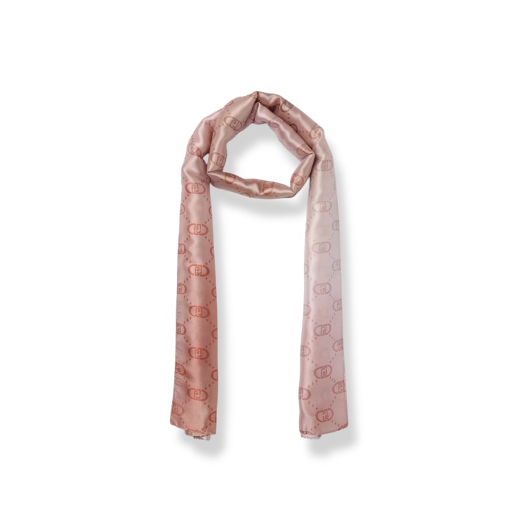 Sciarpa Liu Jo in raso con monogram all over