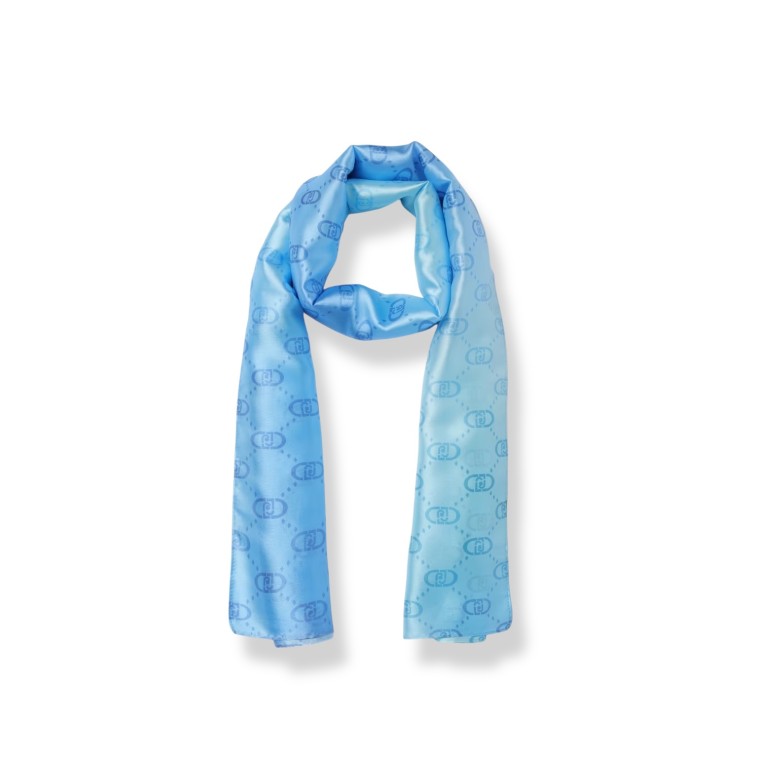 Sciarpa Liu Jo in raso con monogram all over